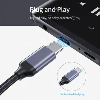 USB Tipo C iki 3,5 Ausinių Adapteris AUX Audio Kabelis USB C iki 3,5 mm Ausinių Konverteris Huawei 30 pro xiaomi 10 