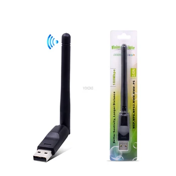 USB Wifi Adapteris 150Mbps 2.4 ghz Antena USB 802.11 n/g/b Ethernet