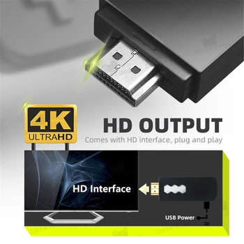 USB Wireless Handheld TV Vaizdo Žaidimų Konsolės Statyti 3500 Klasikinis Žaidimas, 8 bitų Vaizdo Konsolės Paramos HDMI TV Žaidimų Konsolę