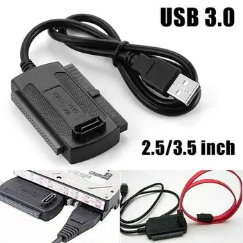 USB į IDE 2.5/3.5/SATA trijų tikslas adapteris, laidas USB Easy /IDE+SATA kabelis S0L1