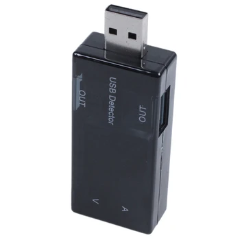 USB Įkroviklis USB Apkrovos srovė Detektorius Testeris Baterijos bandymo įtampos elektros energijos tiekimo Ammeter Voltmeter