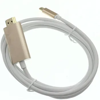 USB3.1Type-c-HDMI konverteris HD TV projektorius adapterio kabelis 1.8 metrų