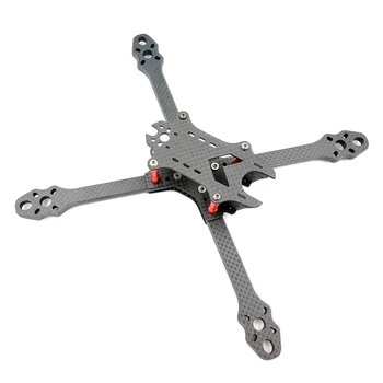 UŽ AlfaRC Raptor 218MM 6mm Anglies Pluošto 5Inch FPV Freestyle Ruožas X Quadcopter Frame Rinkinys RC Drone Paramos 5030 5045 5145 Prop