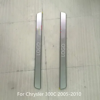 Už Chrysler 300C 2005-2010 Automobilių Durų Slenksčio Nusitrinti Plokštė Padengti Automobilių Reikmenys