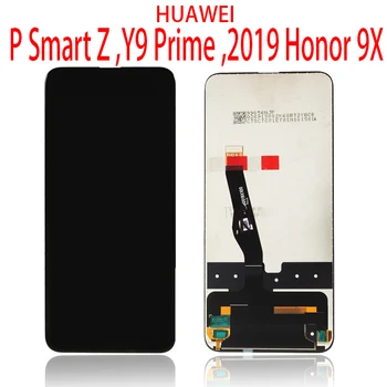 Už Garbę 9X LCD Ekrano ir HUAWEI P Smart Z / Y9 Premjero 2019 LCD Ekranas su Touch 