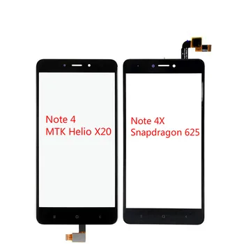 Už Xiaomi Redmi 4 Pastaba 4X LCD Ekranas Jutiklinis Ekranas, Priekinis Stiklas, Jutiklis skaitmeninis keitiklis Note4 Note4X Telefonas Pakeitimo Atsarginės Dalys