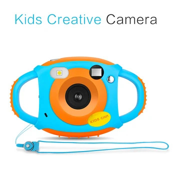 Vaikai Anti-rudenį Vaikai Dovanų Virvelę Animacinių filmų HD spalvoto Vaizdo Skaitmeninio Toy Camera, Vaizdo