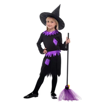 Vaikai Helovinas Princesė Magas Wizard Ragana Mergaitė Kostiumas Kalėdų Karnavalas Maskuotis Fancy Dress Vaikų Cosplay Drabužiai