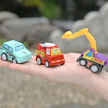 Vaikams Imituoti Švietimo Priekaba Žaislas Sunkvežimis Vaikams, Automobilių Lenktynių Nustatyti, 12PCS Kūdikių Įdomus Gimtadienio Dovanos Įdomus mokymosi
