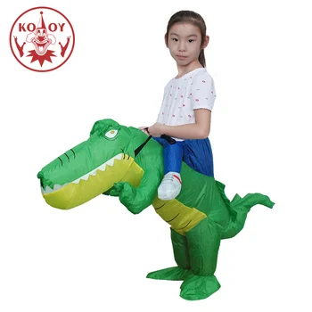 Vaikams Vaikščioti Gyvūnų Pripučiami Kostiumai Vaikams Krokodilas Kostiumas Helovinas Puras Fancy Dress Šalies Cosplay