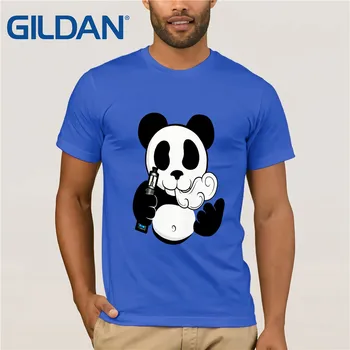 Vaper Panda aš Vape 420 Rūkyti Tik Lašelinę Ritė Hipster T-shirt Marškinėlius, O-kaklo Vasaros Mados Asmenybės Vyrų T-shirts