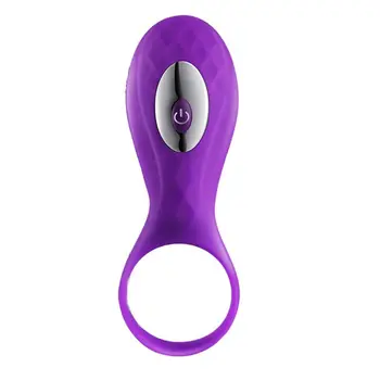Varpos Žiedai Vibruojantis Žiedas Įkrovimo Klitorio Massager su 10 Vibracijos Greitis Žmogui Porų 200x58mm