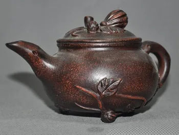 Vestuvių dekoravimas Kinija yixing zisha Keramika, drožyba melionų ir moliūgų statula Arbatinukas arbatos rinkinys arbatos gamintojas