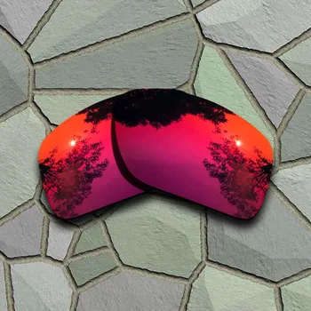 Violetinė Raudona Akiniai nuo saulės, Poliarizuoti Pakeitimas Objektyvai už Oakley Didelis Taco
