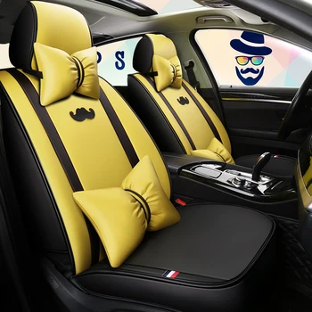 Visiška Eco-oda automobilių sėdynės apima PU Odos, Automobilių Sėdynių užvalkalai toyota 4runner aqua auris avensis t25 t27 auris