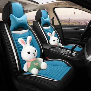 Visiška linų pluošto automobilių sėdynės padengti automobilių sėdynės apima bmw x1 e84 f48 x3 e83 f25 g01 x5 e70 