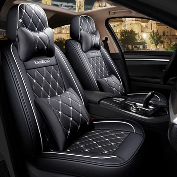 Visiška PU Oda automobilių sėdynės padengti linų pluošto auto sėdynės apima Honda civic sutarimu crv grosstour 