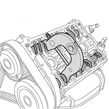 Volkswagen Audi A4 A6 3.0 Variklis Laiko Įrankio Velenas Paskirstymo Tvirtinimo Specialus Įrankis