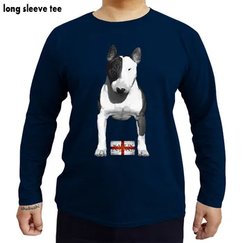 Vyrai anglų Jautis Terjeras T Marškinėliai, Pagaminti Anglijoje EBT Suteneris ilgomis rankovėmis shubuzhi marškinėliai vyras medvilnės tshirts mados viršų tees