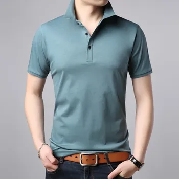 Vyriški trumpomis rankovėmis t-shirt vasaros tendencija gražus atsitiktinis pusė rankovės 4722