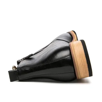 Vyrų batai natūralios odos mados klasikinis verslo biuro oficialų batai vyrams batai vyrų atsitiktinis rankų darbo, suapvalinti tne 247