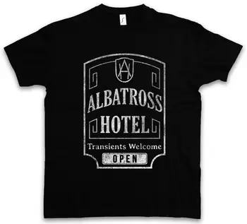Vyrų Marškinėliai Karšto Parduoti Drabužius Albatross Hotel T-Shirt Boardwalk Nucky Thompson Imperijos Miestas Ženklas, Logotipas Motelprinted Viršūnes Tee