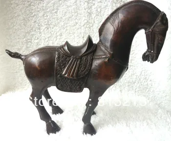 Wang 000114 arklių modelis skulptūra bronzos unikalus kinijos antikvariniai