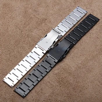 Watchbands Apyrankę Pakeitimo LG G Watch R Apyrankę Watchband 22mm Nerūdijančio Plieno Žiūrėti Juosta G Smart Žiūrėti Įrankis Puscard