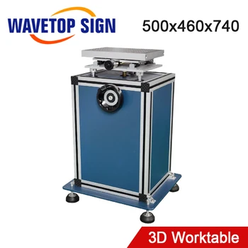 WaveTopSign 3D Nepriklausomų rašomasis stalas 500x460x740mm naudoti Pluošto Lazeris Ženklas Mašina