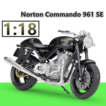WELLY 1:18 Norton Commando 961 SE Diecast Lydinio Motociklo Modelis Žaislas Vaikams, Gimtadienio Dovana Žaislų Kolekcija