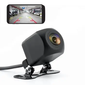 WIFI Atbulinės eigos Kamera Naktinio Matymo Automobilių, Sunkvežimių Galinio vaizdo Kamera Mini Vandeniui Vairavimo Diktofono, 