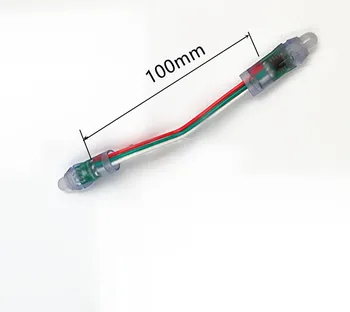 WS2811 naudoti LED Pikselių Modulis 50pcs/daug DC12V Full 12mm atsparumas Vandeniui led string Taškas Šviesos Reklama RGB