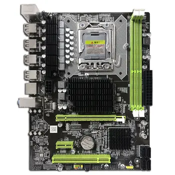 X58 PC Kompiuterio Darbastalio Plokštė LGA1366 CPU Interface DDR3 MSATA V1.6 Mainboard Systemboard X5660 5670cpu