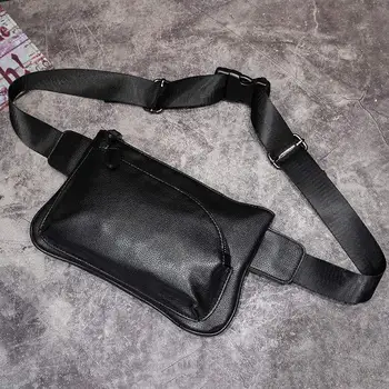 Yesetn Maišelį 092619 litchi grūdų vyro krūtinės krepšys mažų mobiliųjų telefonų krepšys vieno peties kryžius body bag