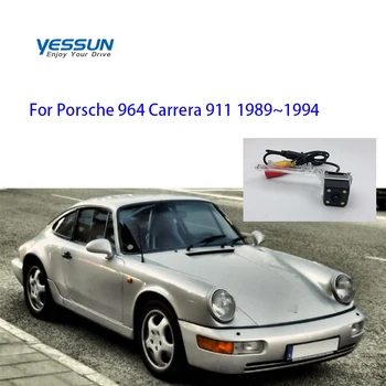 Yessun licenciją plokštės rėmas su kamera Porsche 964 Carrera 911 1989~2005, Automobilio Parkavimo Kamera Galinio vaizdo Kamera, Naktinio Matymo HD
