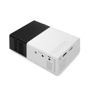 YG300 juoda ir balta namuose nešiojamas projektorius Mini Micro LED Projektorius, Parama multi-languauge Paramos daugialypės terpės dokumentus