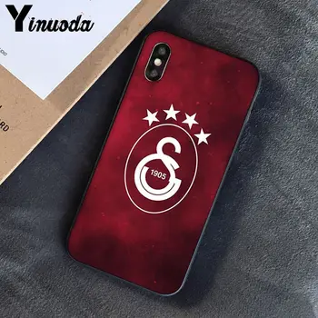 Yinuoda Turkijos Galatasaray Coque Shell Telefono dėklas skirtas iphone SE 2020 M. 8 7 6 6S 6Plus X XS MAX 5 5S SE XR 10 Dangtis