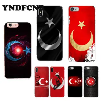 YNDFCNB turkijos vėliava Telefono dėklas mielas apima, 