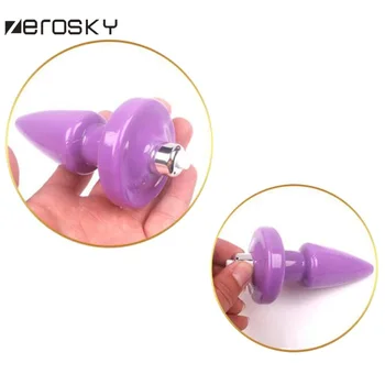 Zerosky Mini analinis vibratorius plug klitorio vibracijos erotinis sekso žaislas butt plug vibruojančiu prostatos massager suaugusiųjų žaislai vyrams