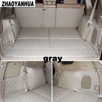 ZHAOYANHUA Pasirinktinis tilptų automobilio bagažo skyriaus kilimėliai Mazda 3/6/2 MX-5 CX-5 CX-7 5D sunkiųjų visi oro apsaugos kiliminė danga, grindų linijinės