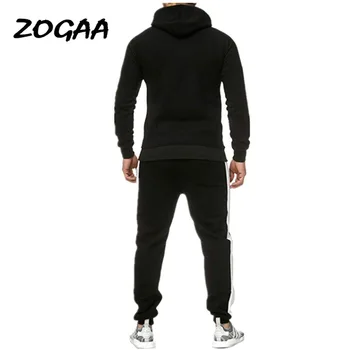 ZOGAA 2020 naujas sportinis kostiumas didelio dydžio vyriškų tendencija spalvų atitikimo laisvalaikio kostiumas crossover sportinis kostiumas vyrams