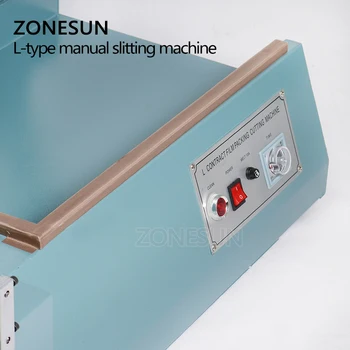 ZONESUN L sutarties kino pakuočių sandarinimo pjovimo staklės trauktis filmas sandarinimo mašina rankinis, plastikinė vyniojimo plėvelė maišą sealling įrankis