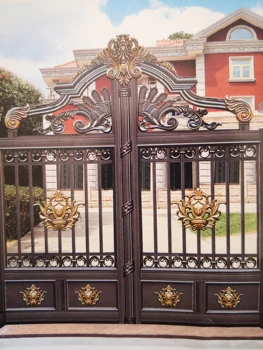 Šanchajus Hench custom JAV, Australija naudoti namuose dekoratyviniai aliuminio lankstymo, metalo vartai
