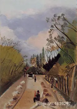 šiuolaikinės tapybos, valgomasis, kambarys, Avenue de l Observatoire Henri Rousseau Aukštos kokybės Rankų dažytos