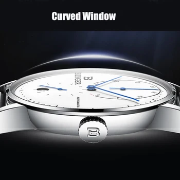 Šveicarija BINGER Vyrai Žiūrėti Prabangos Prekės Mechaninė Automatinė Vyrai Laikrodžiai Safyras Vyrų Japonija Judėjimo reloj hombre 2018 Karšto