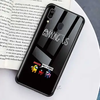 Žaidimai Tarp Mūsų Stiklo Atveju, Samsung Galaxy A50 A51 5G A71 A70 A31 M31 A30 A10 A40 M51 A41 A21s A91 M30s Telefono Dangtelį
