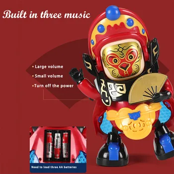 Žaislai Vaikams Tradicinių Funkcija Kinų Operos Veidas Keičiasi Lėlės, Šviesos, Muzikos, Šokio Robotas Žaislas Vaikams, Žaislai, Žaislai Juguetes
