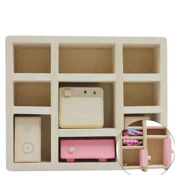 Žaisti namus, žaislų rožinės spalvos mažų baldai vaikams mokymo priemonių įspūdį žaisti žaislai Montessori Žaislai