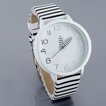 Žiūrėti moterų Kūrybos Dizaino, Kvarciniai Laikrodžių Mados Atsitiktinis Ponios montre Zebra Juostele Laikrodis Merginos Laikrodis Dovana reloj mujer