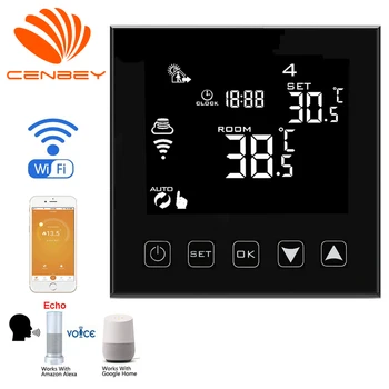 термостат termostatas wifi termostato wifi smart thermostaat programuojami šildymo termostatai dujų katilas kambario termostatas alexa